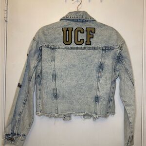 UCF Light Wash Denim Jacket